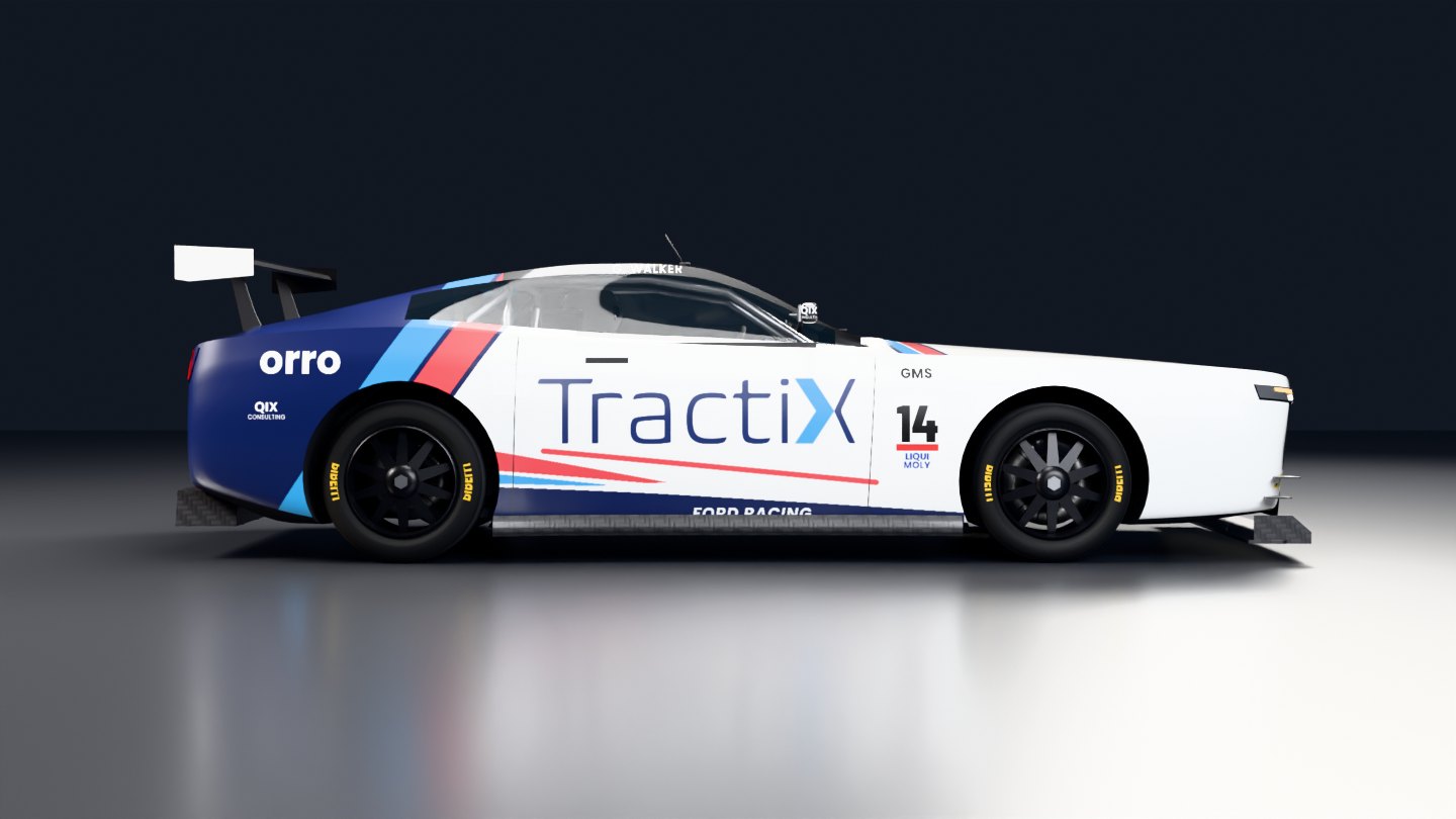 Side render of the Tractix livery